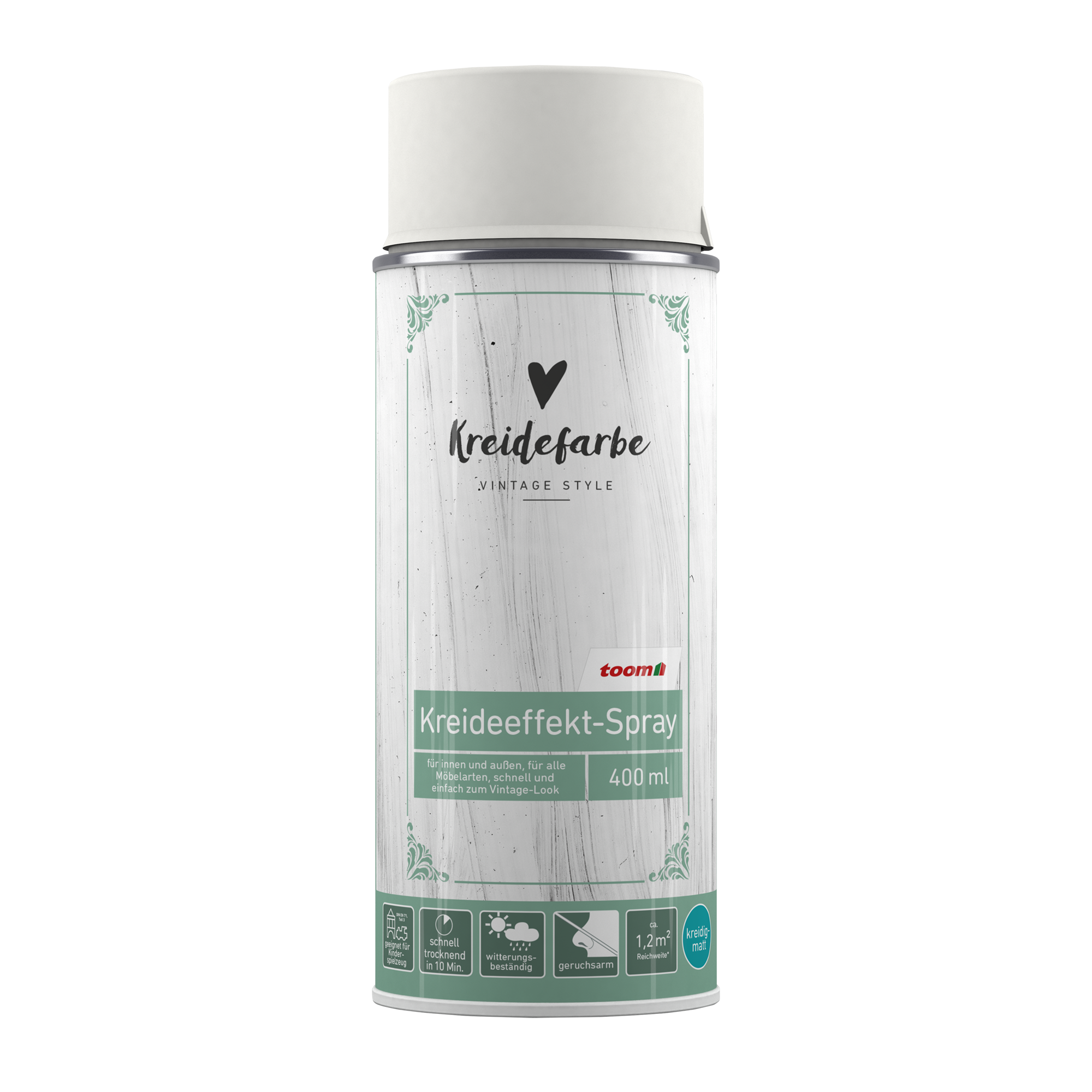 Kreideeffekt-Spray kreideweiß matt 400 ml + product picture