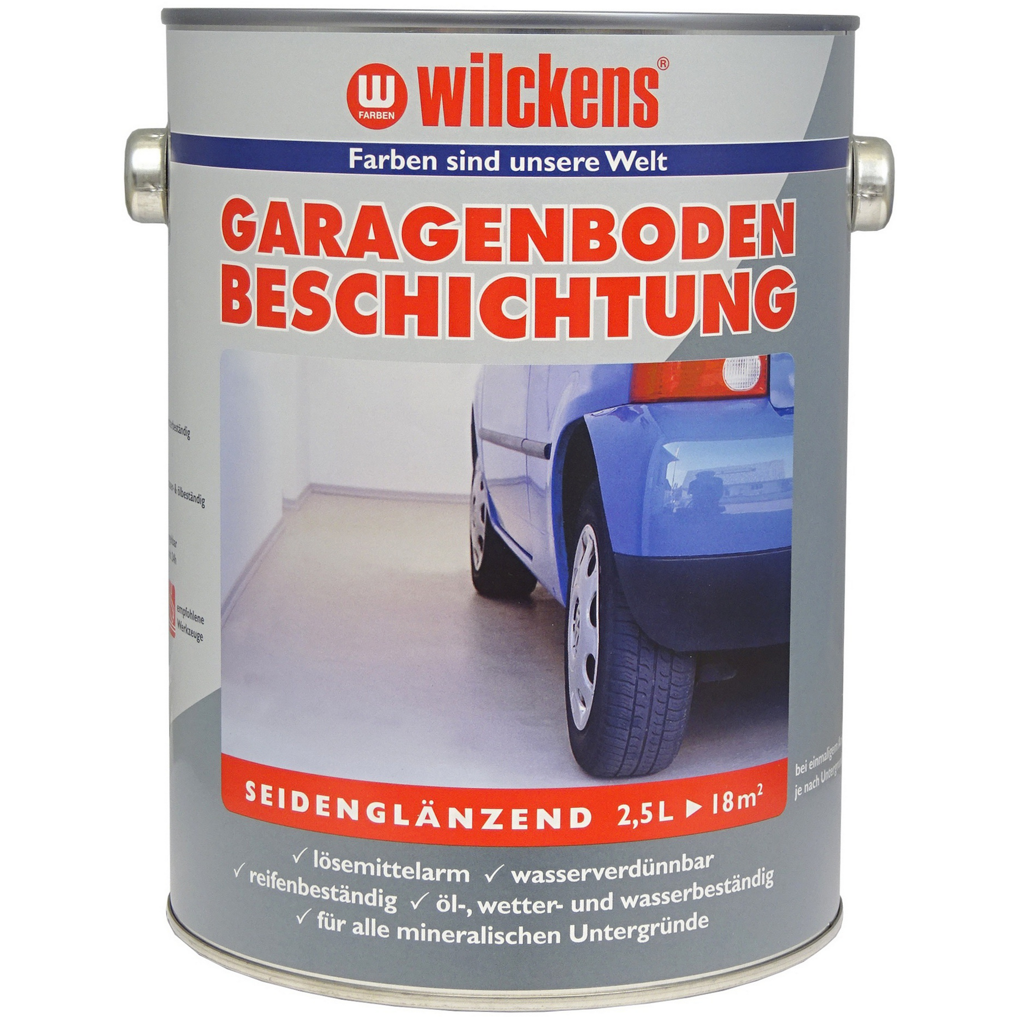 Garagenboden-Beschichtung silbergrau 2,5 l + product picture