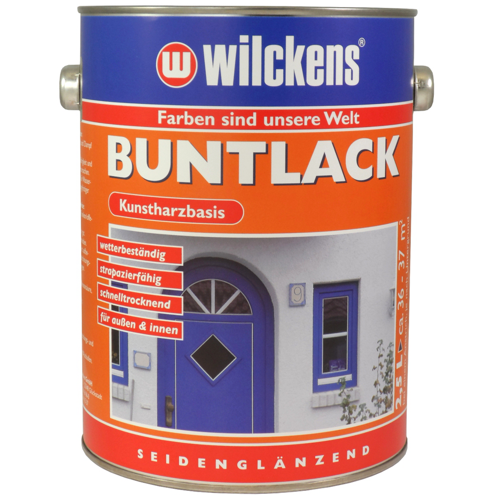 Buntlack 'RAL 8017' schokobraun seidenglänzend 2,5 l + product picture