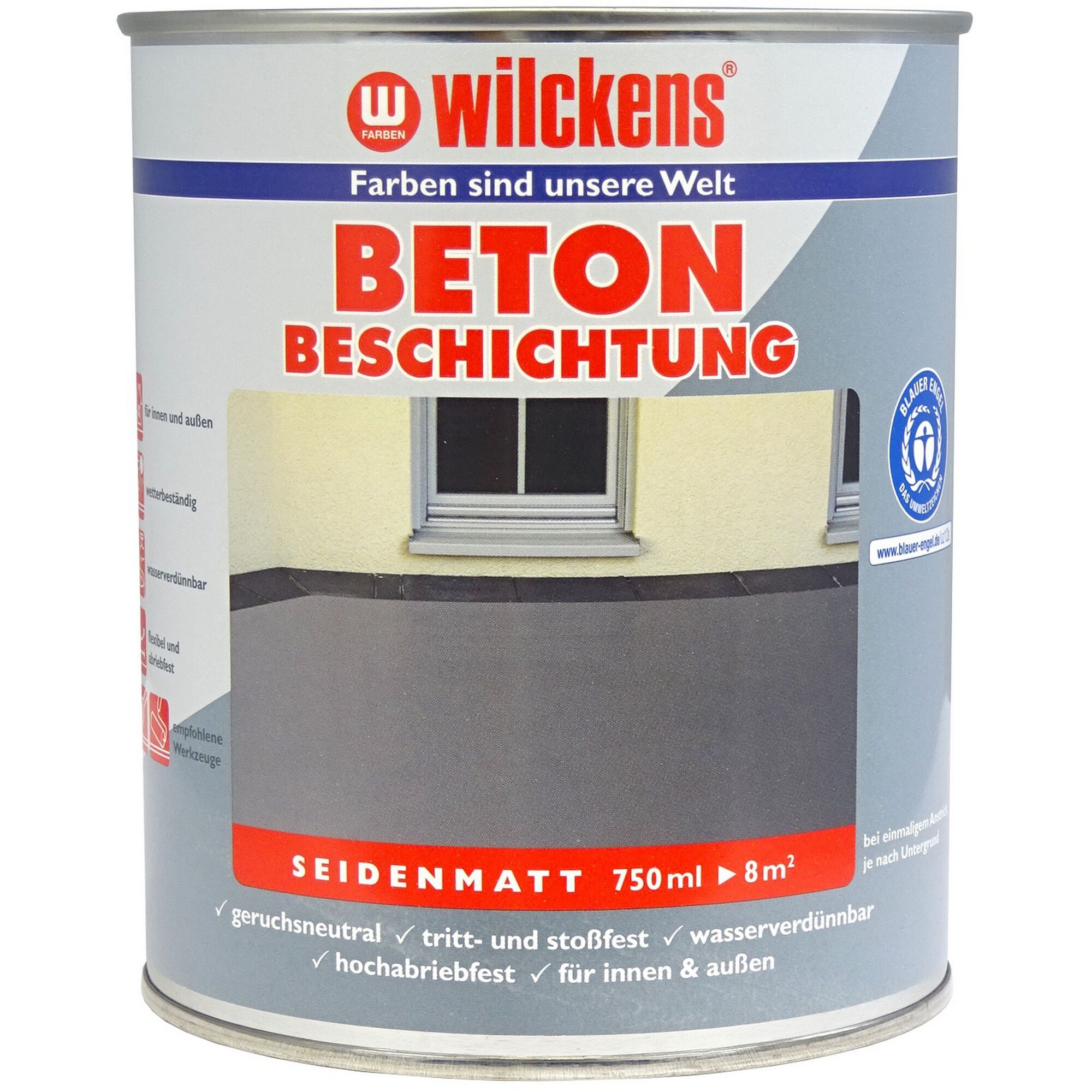 Wilckens Betonbeschichtung seidmatt