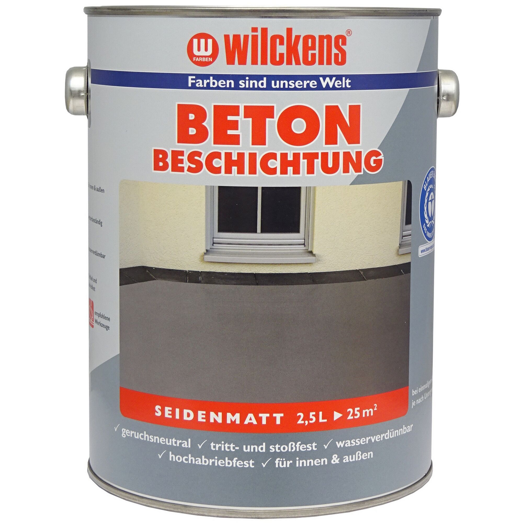 Wilckens Betonbeschichtung, Farbeimer