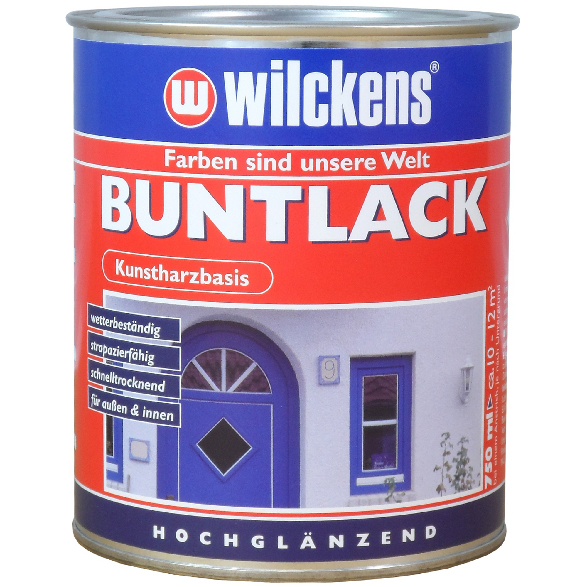 Buntlack 'RAL 3000' feuerrot hochglänzend 750 ml + product picture