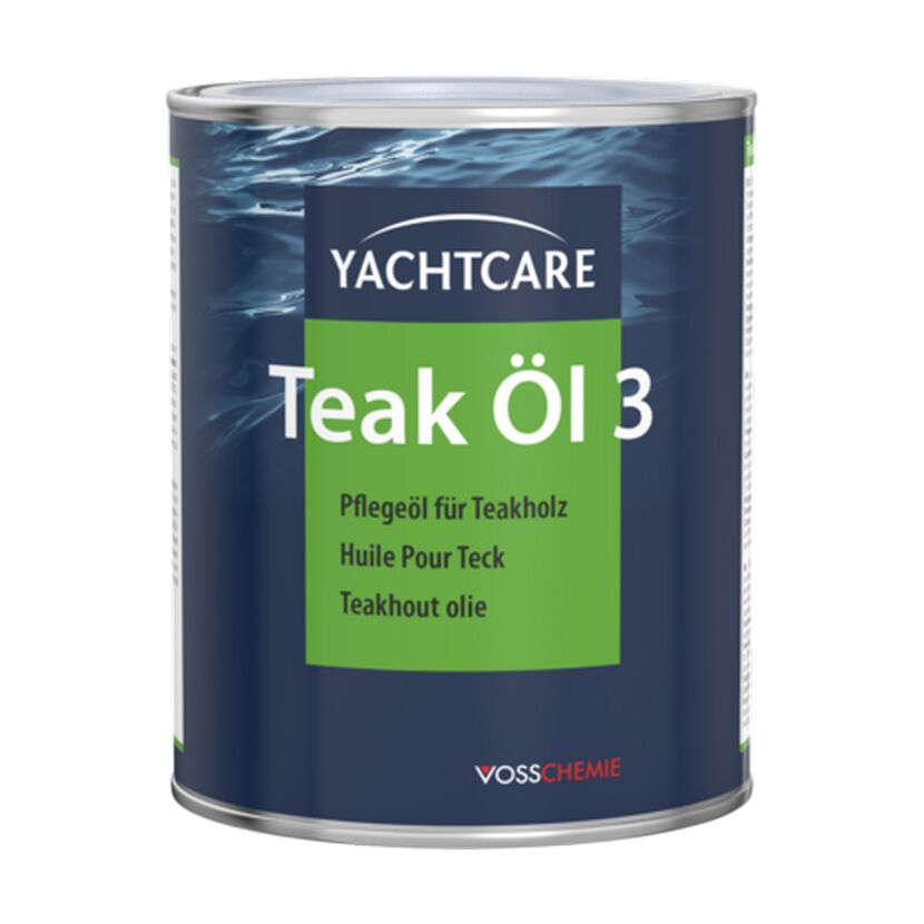 YACHTCARE Teak Öl 3 Pflegeöl für Teakholz