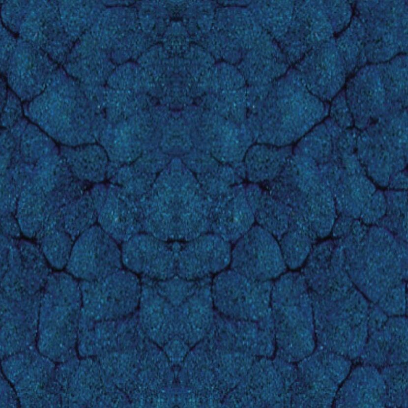 Blaue Hammerschlag-Oberfläche