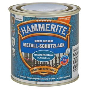 Metallschutzlack 'Direkt auf Rost' dunkelblau Hammerschlag-Effekt 250 ml