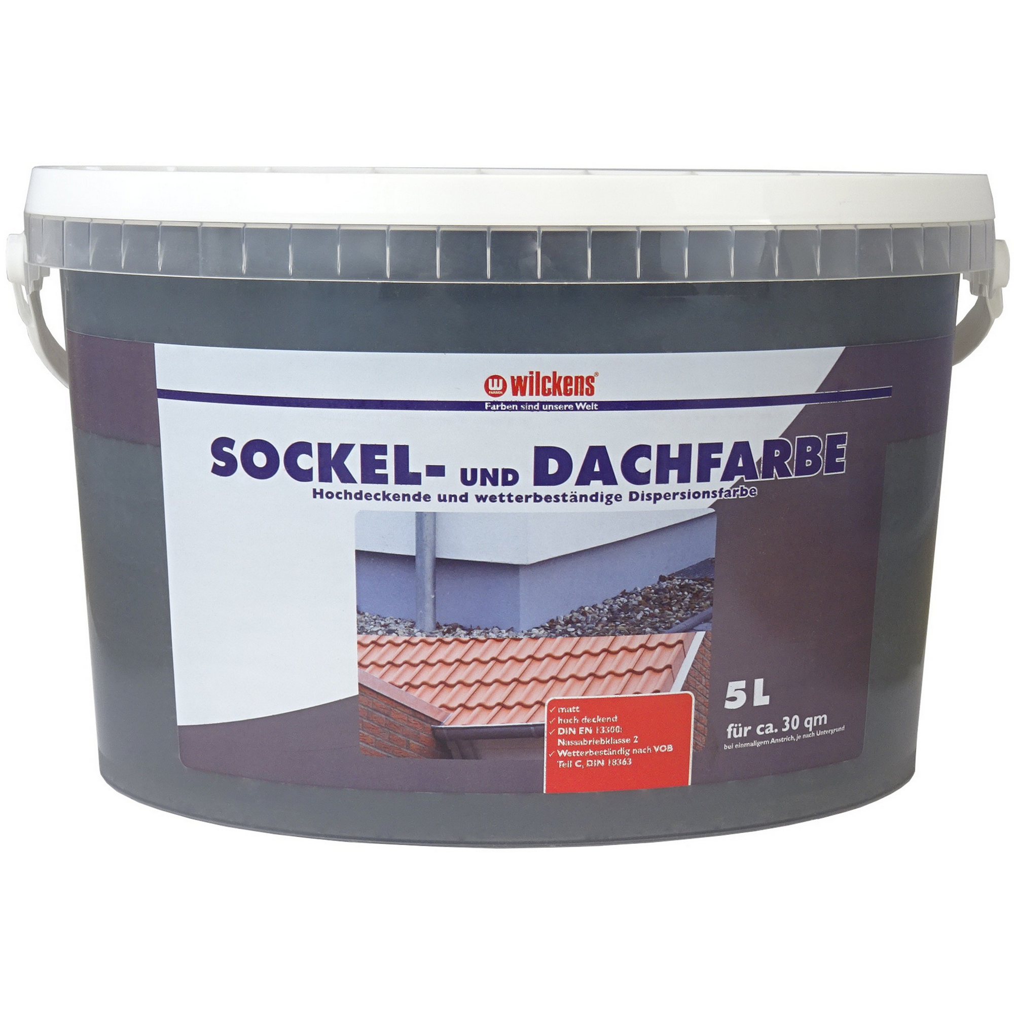 Sockel- & Dachfarbe anthrazit matt 5 l + product picture