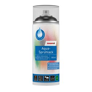 Aqua-Sprühlack matt tiefschwarz 350 ml