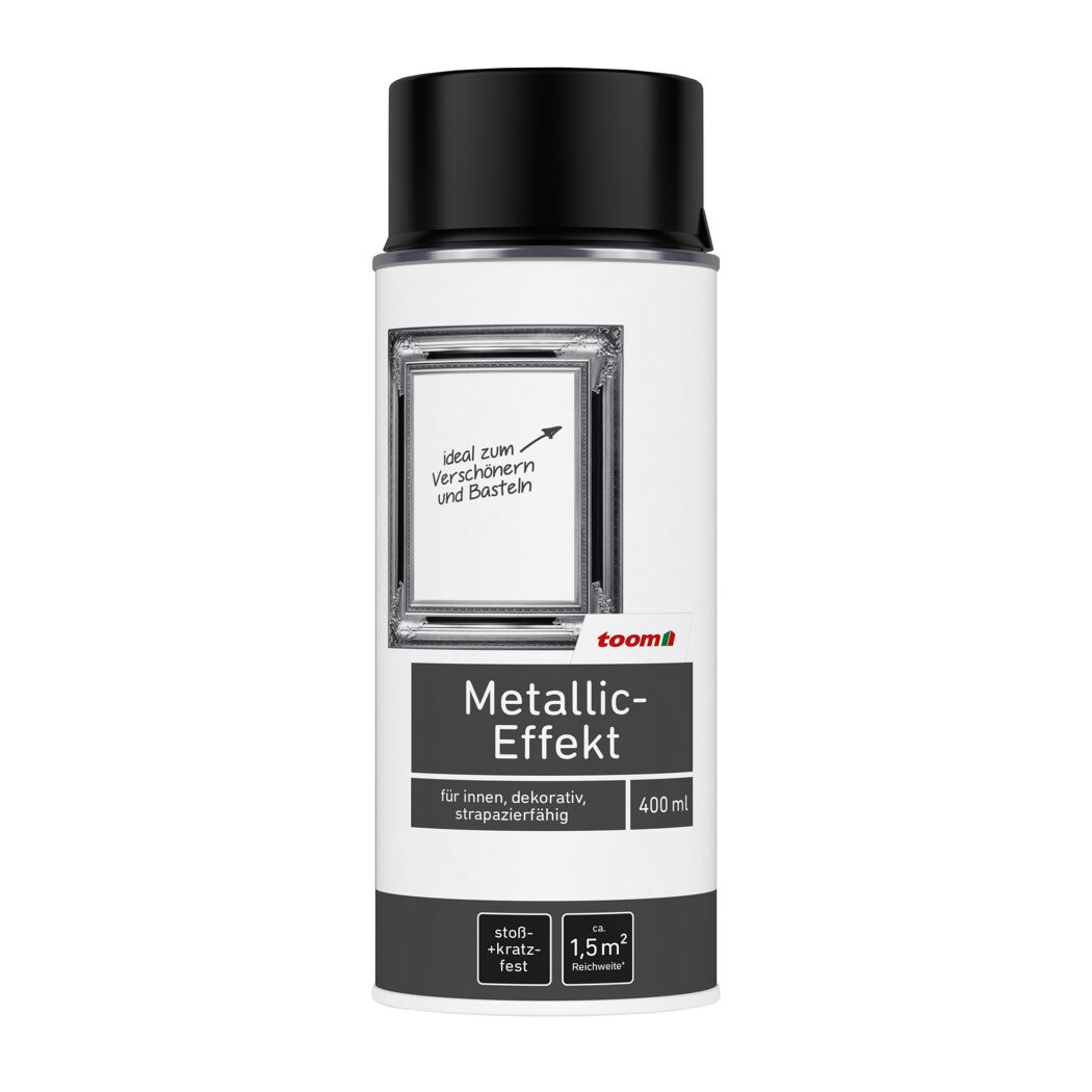 toom Metallic-Effekt Spraydose schwarz