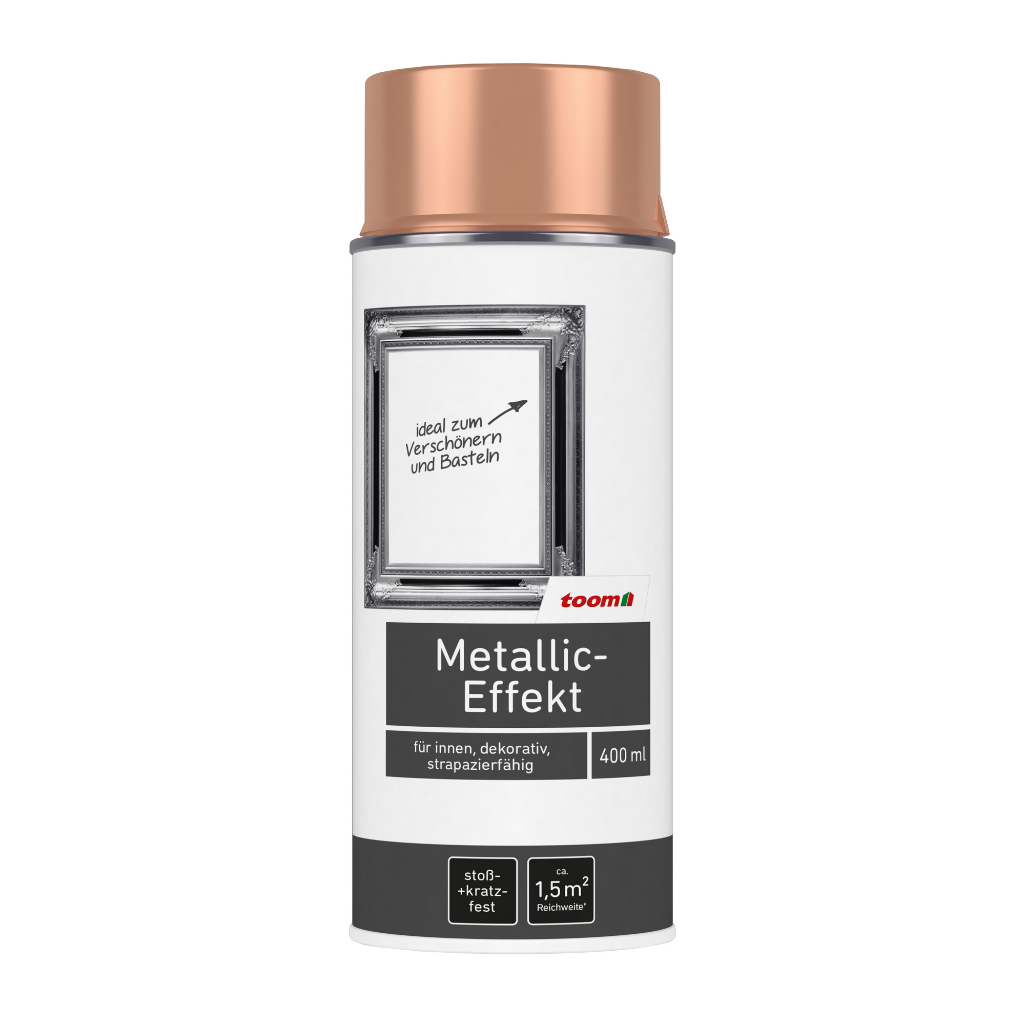 Metallic-Effekt-Sprühlack roségold 400 ml + product picture