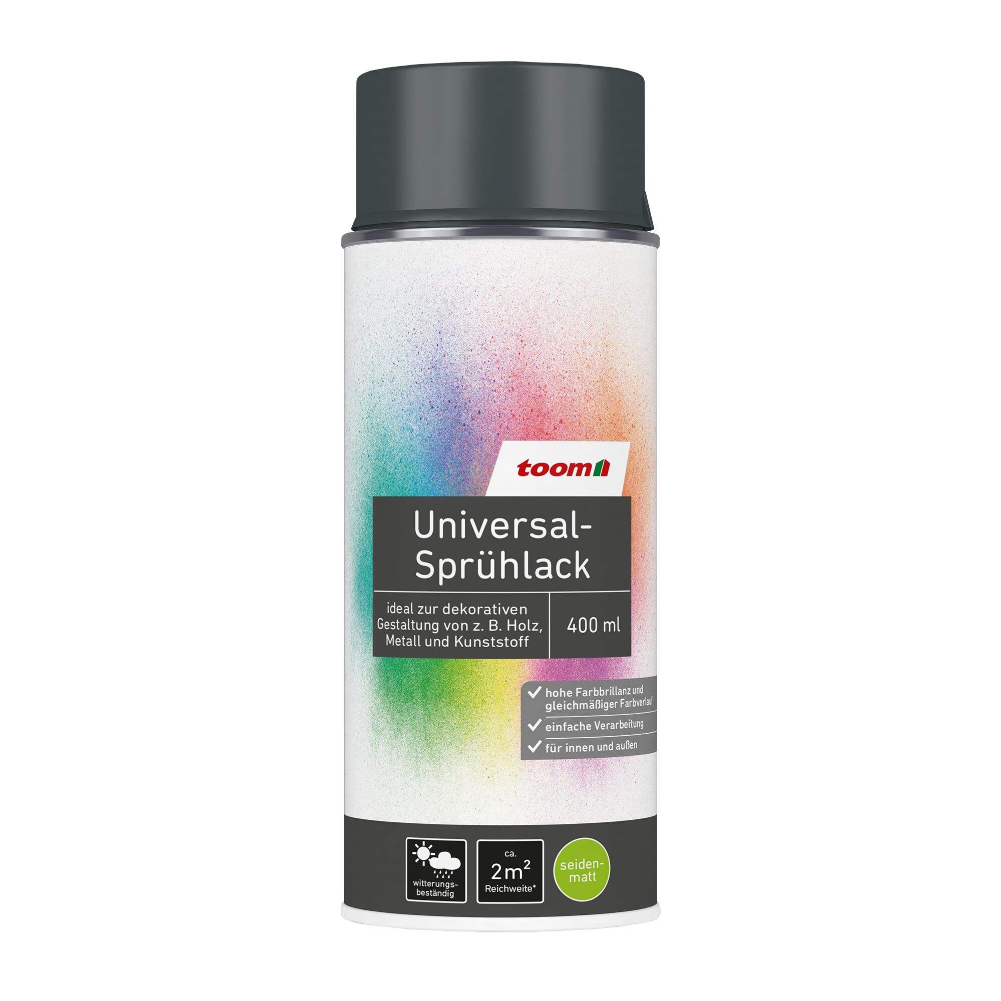 toom Universal-Sprühlack 400 ml Dose seidenmatt