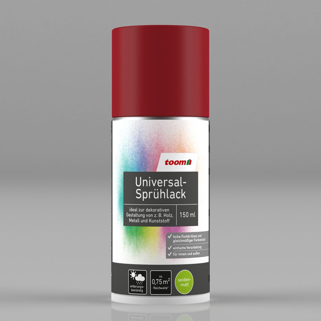 toom Universal-Sprühlack seidenmatt, 150 ml