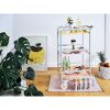 Servierwagen mit Snacks und Eddings Permanent Sprays