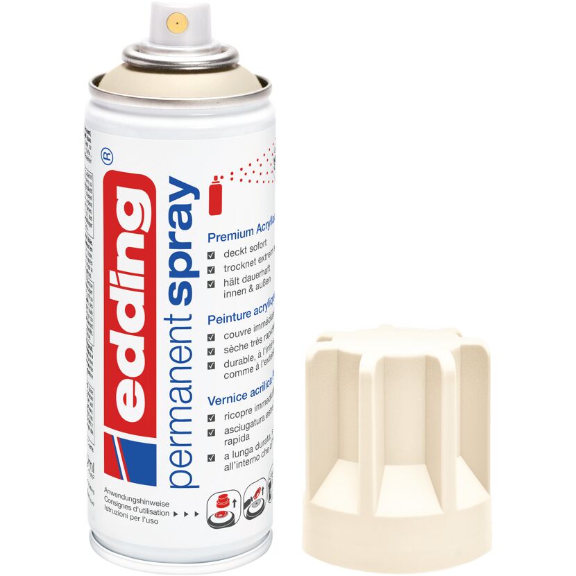 edding Permanentspray hell-elfenbein matt