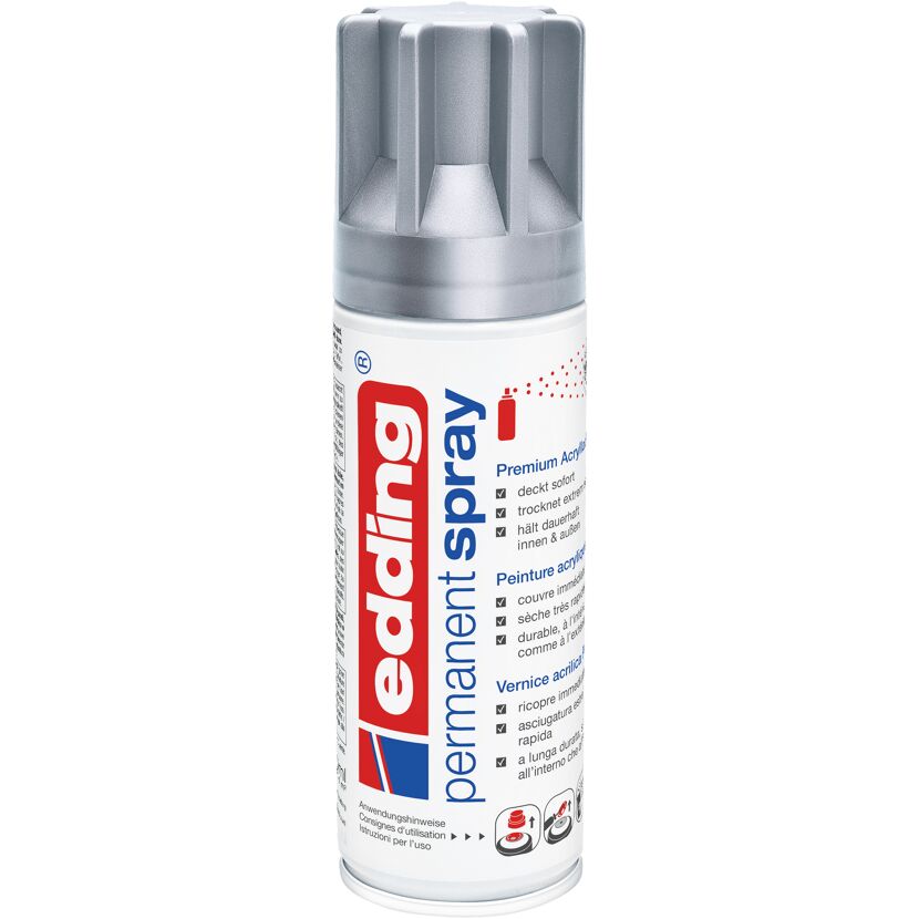 edding Permanentspray silber matt