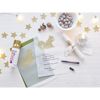 Edding Permanentspray gold, Weihnachtskarten basteln