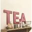 Wanddekoration "TEA" mit edding Permanentspray in Edelmauve