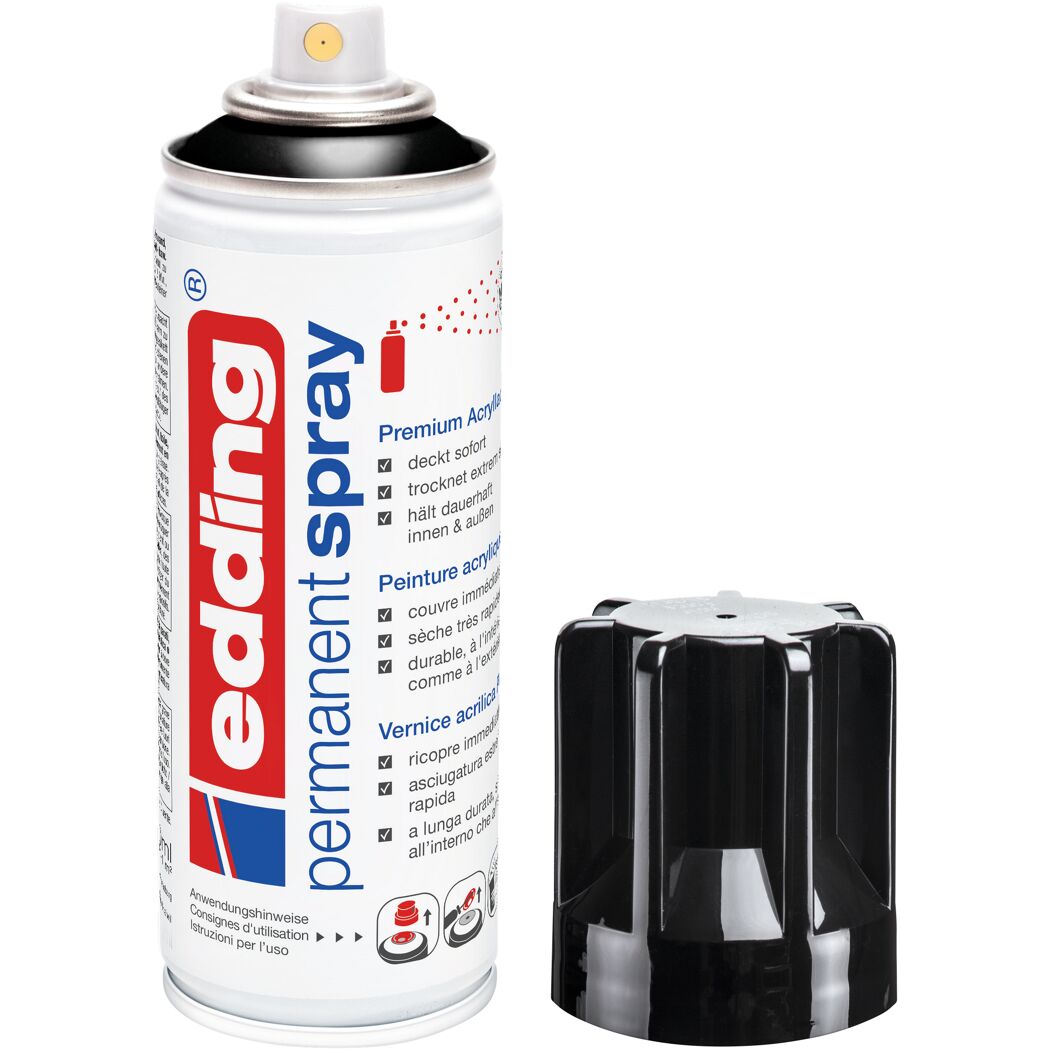 Schwarze edding Permanent Spraydose
