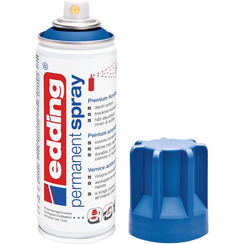 edding Permanentspray Enzianblau matt