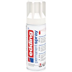 Premium-Acryllack 'Permanent Spray' verkehrsweiß matt RAL 9016 200 ml