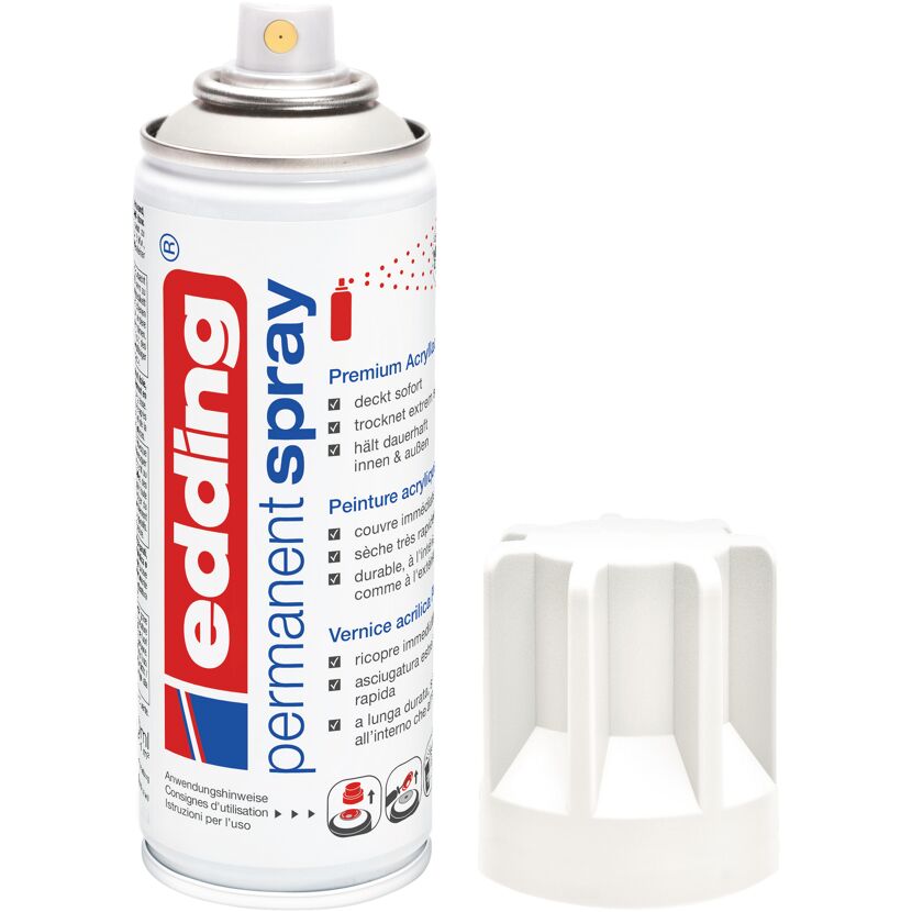 edding Permanentspray Verkehrsweiß matt