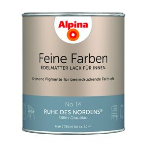 Buntlack 'Feine Farben' Ruhe des Nordens, graublau matt 750 ml