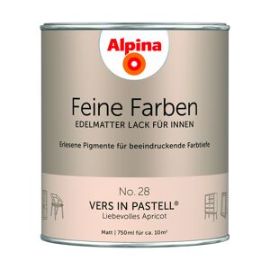 Feine Farben 'Vers in Pastell' apricotfarben matt 750 ml