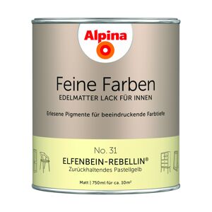 Feine Farben 'Elfenbein Rebellin' pastellgelb matt 750 ml