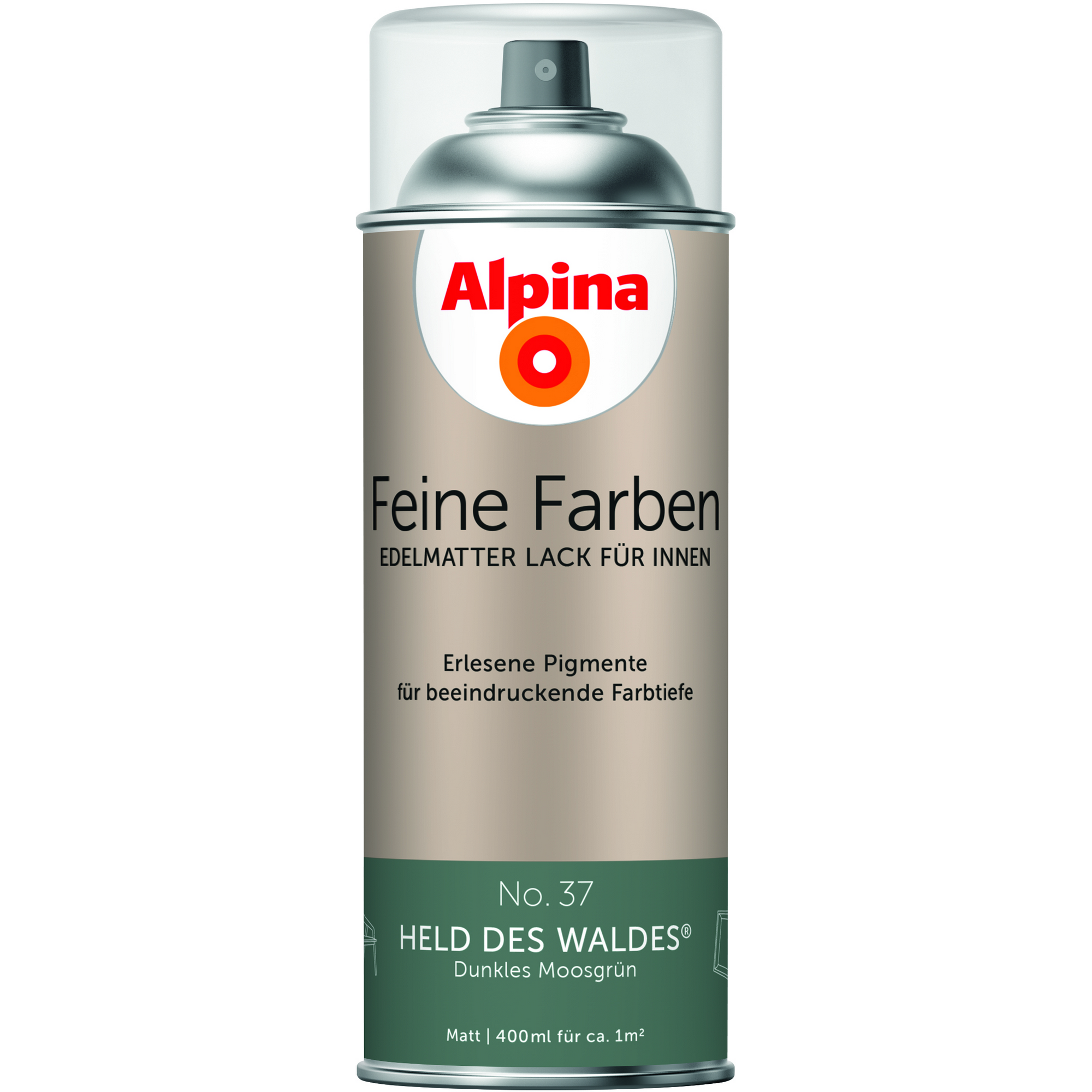 Feine Farben 'Held des Waldes' moosgrün matt 400 ml + product picture
