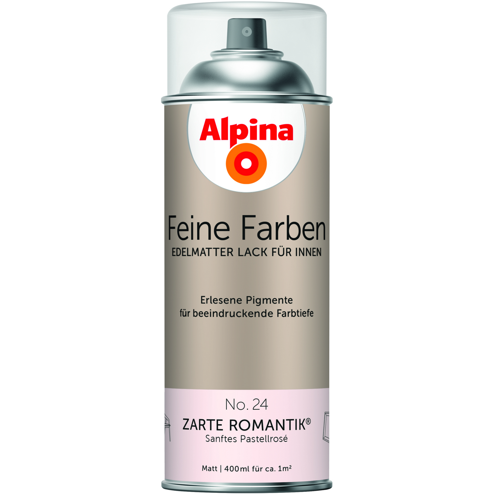 Feine Farben 'Zarte Romantik' pastellrosa matt 400 ml + product picture