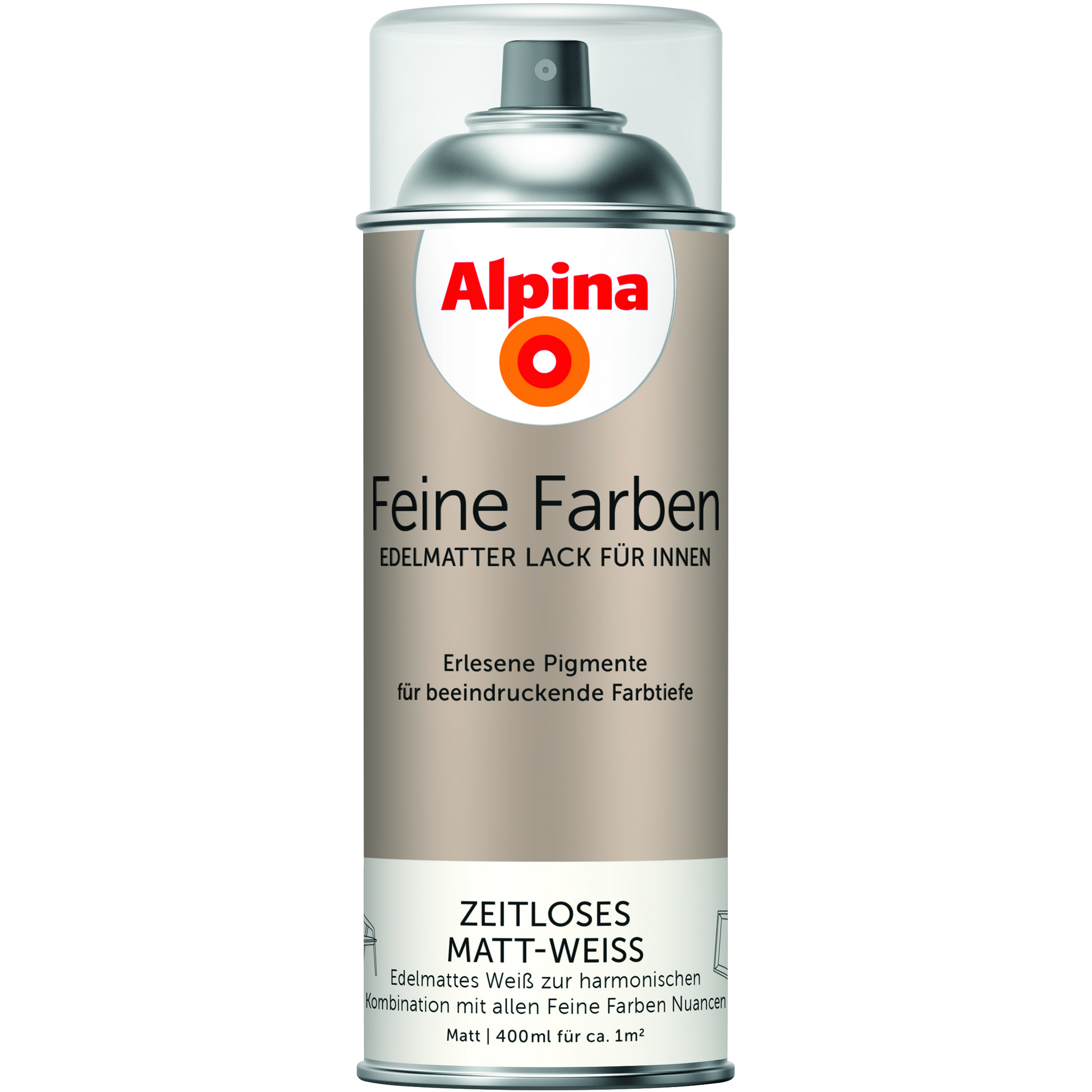 Feine Farben 'Zeitloses Matt-Weiß' matt 400 ml + product picture