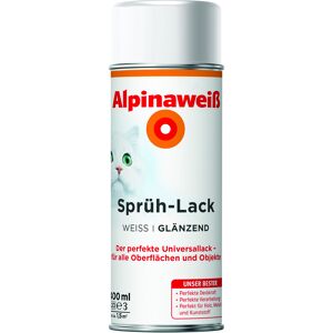 Sprühlack 'Alpinaweiß' glänzend 400 ml