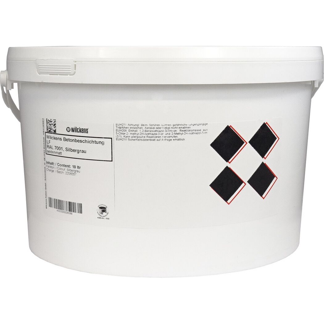 Wilckens Betonbeschichtung LF, 10 l, silbergrau