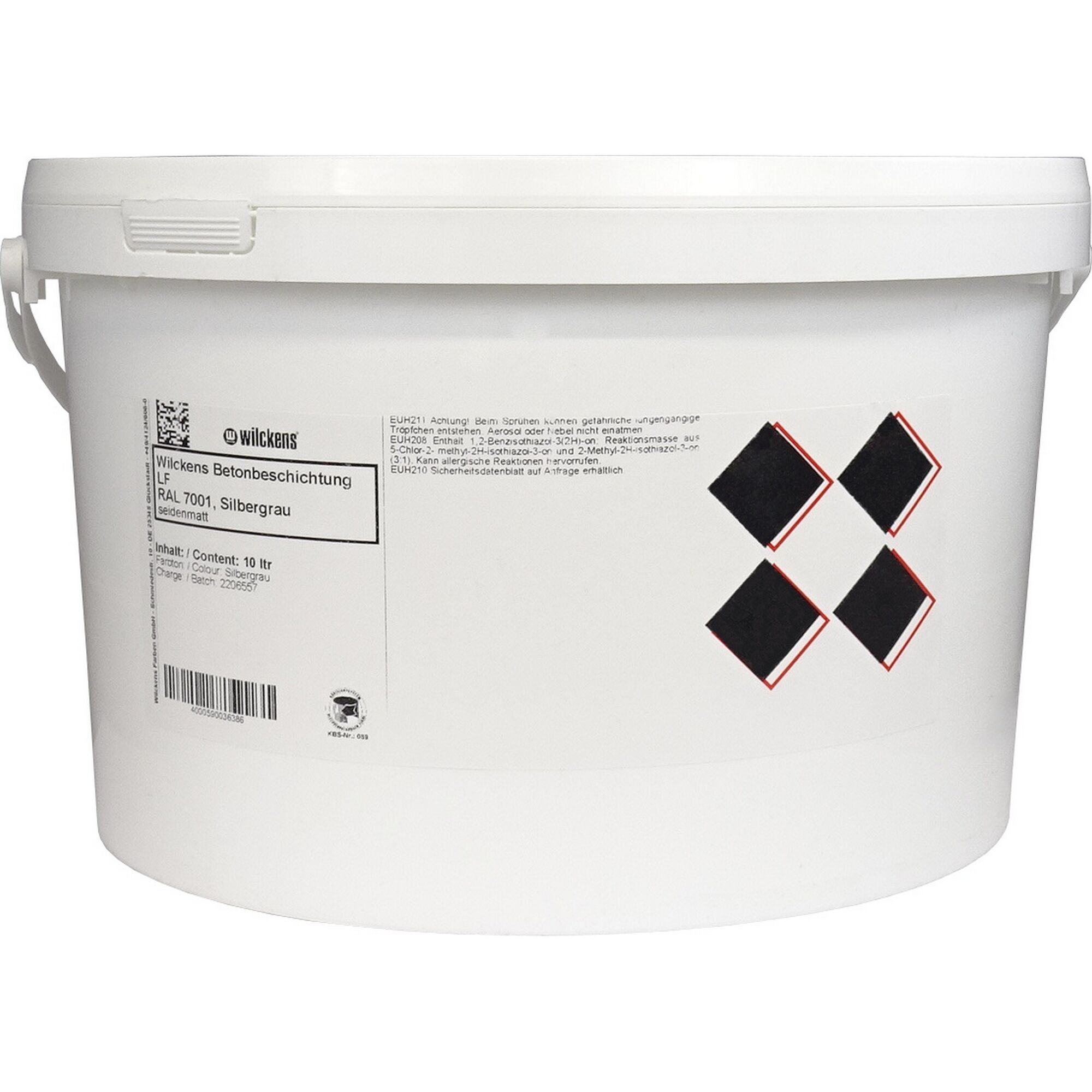Wilckens Betonbeschichtung LF, 10 l, silbergrau