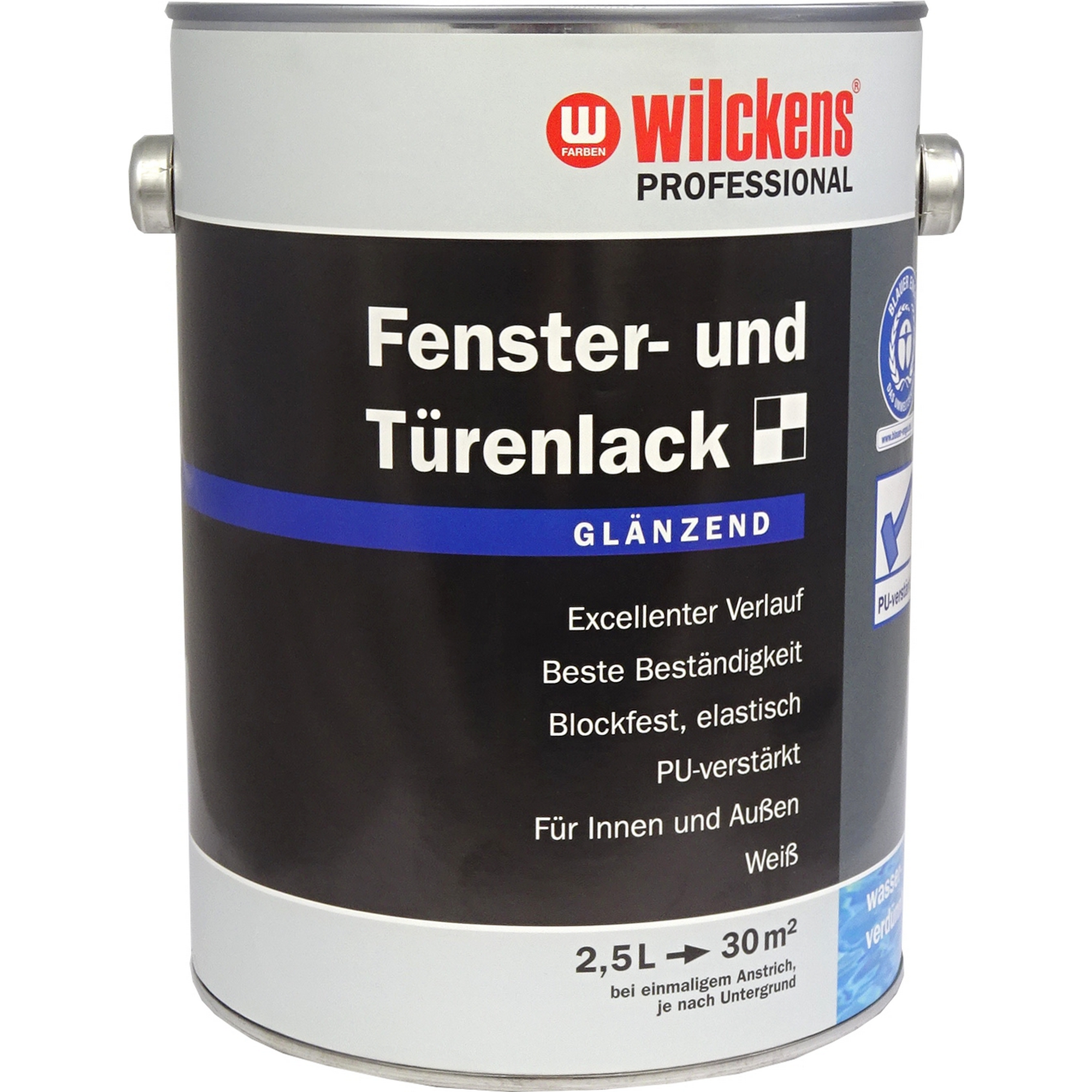 Fenster- & Türenlack 'Professional' weiß glänzend 2,5 l + product picture