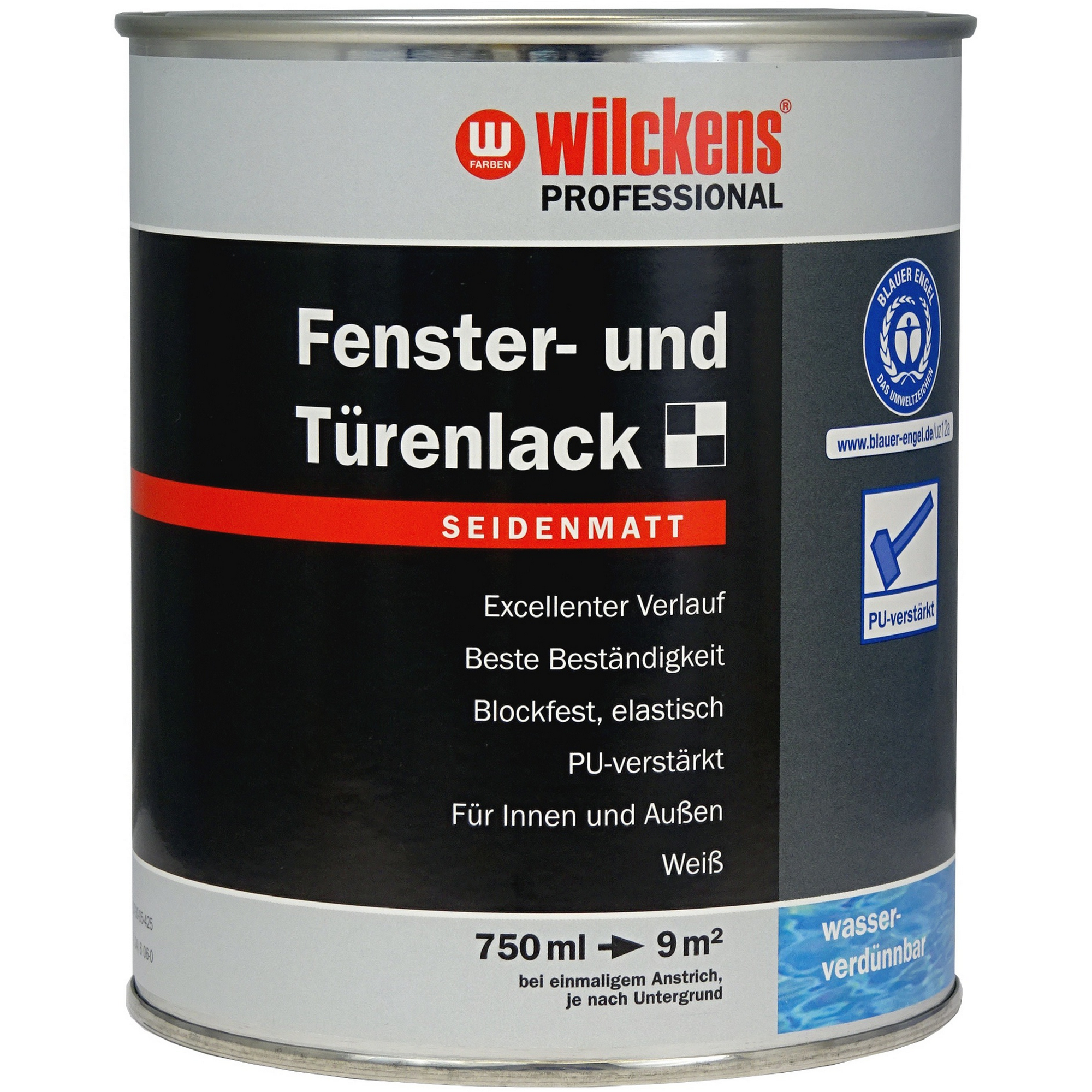 Fenster- & Türenlack 'Professional' weiß seidenmatt 750 ml + product picture