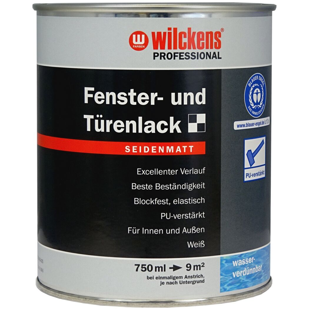 Wilckens Fenster- und Türenlack weiß seidenmatt