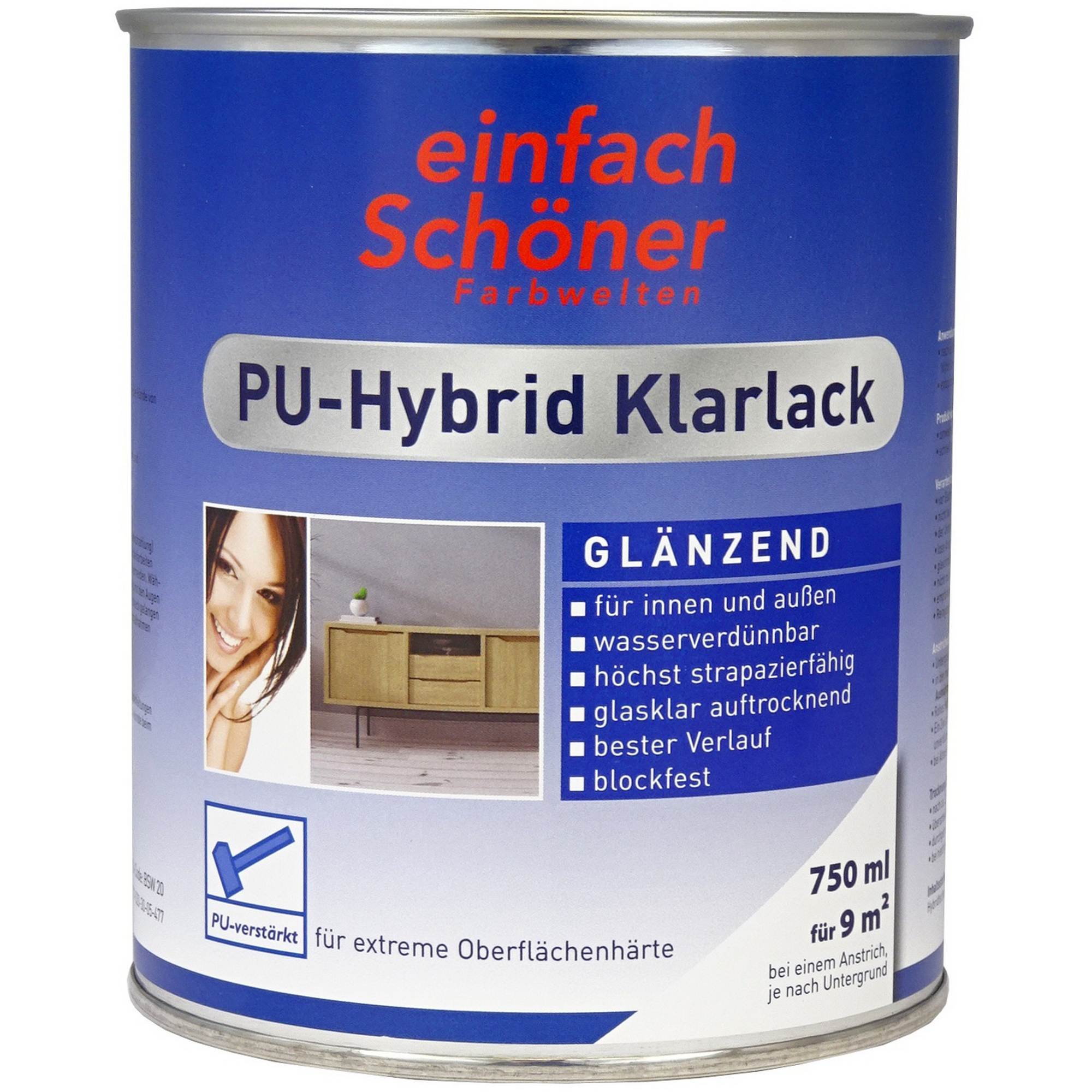 PU-Hybrid Klarlack glänzend 750 ml + product picture