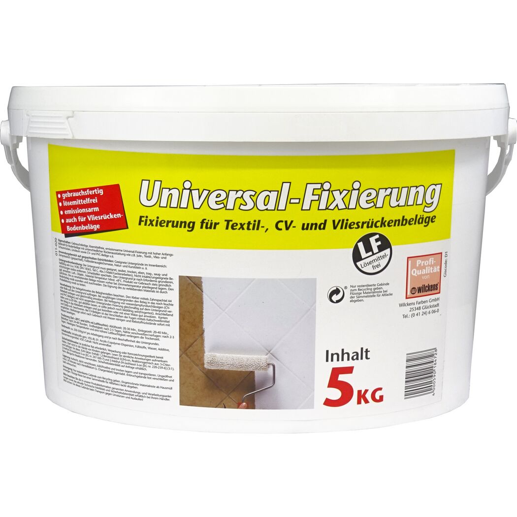 Eimer Universal-Fixierung mit Rolle und Kleber