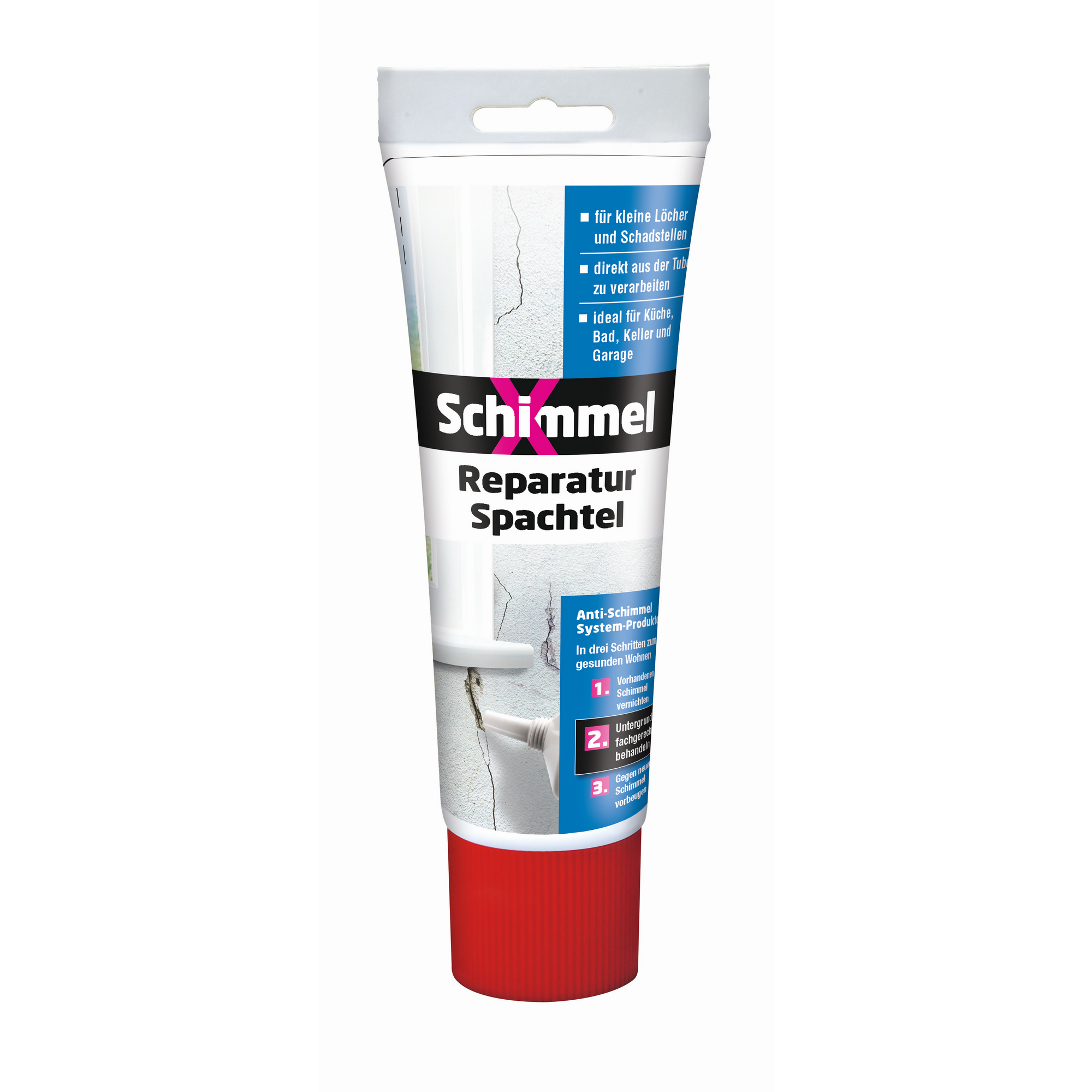 Reparaturspachtel 'SchimmelX' weiß 400 g + product picture