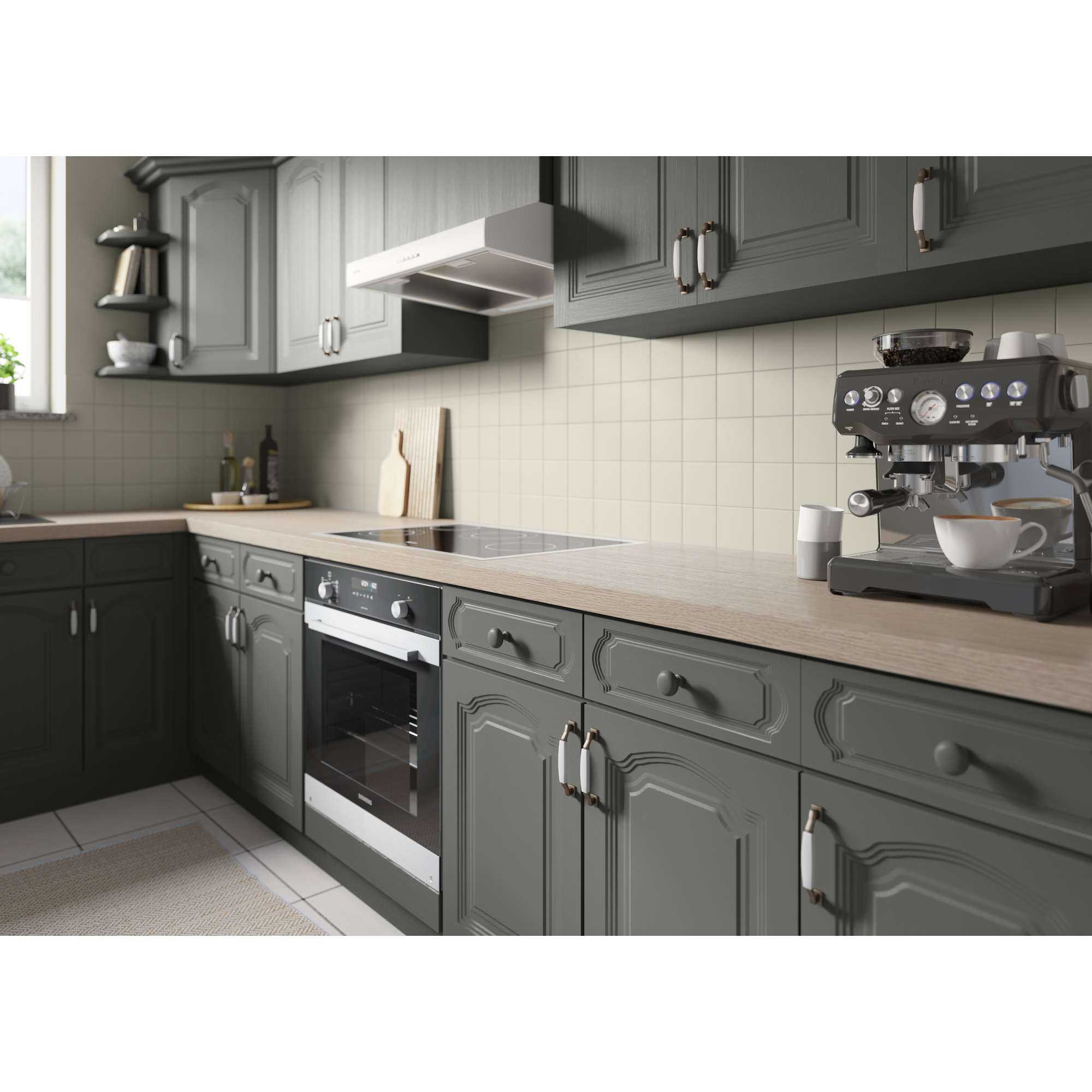 Fliesenlack 2K Treibholz seidenmatt 750 ml