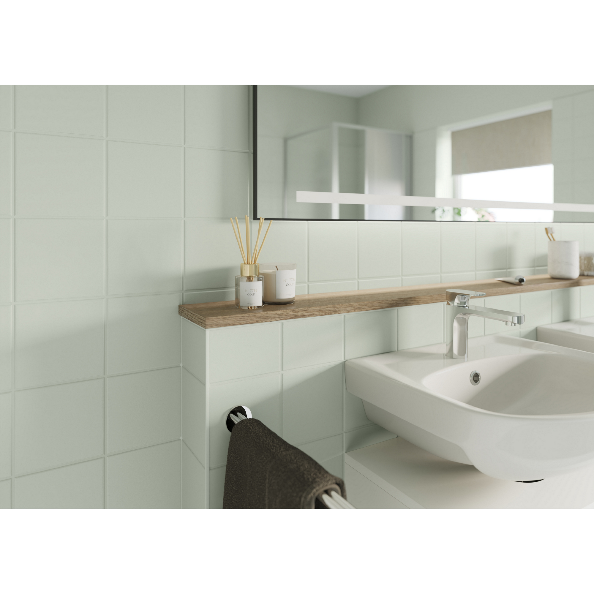 Fliesenlack 2K Silberfarn seidenmatt 750 ml