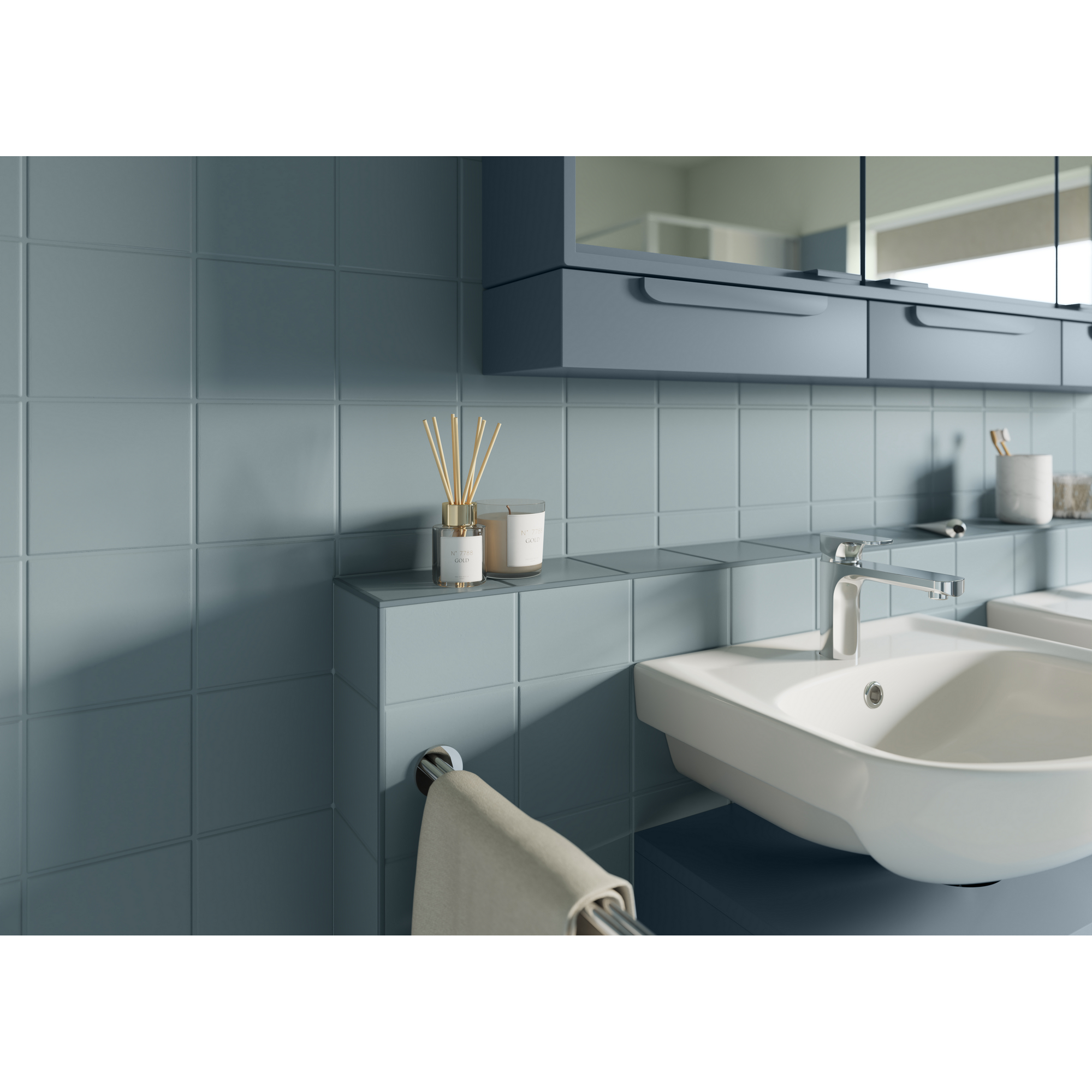 Fliesenlack 2K Nordsee seidenmatt 750 ml