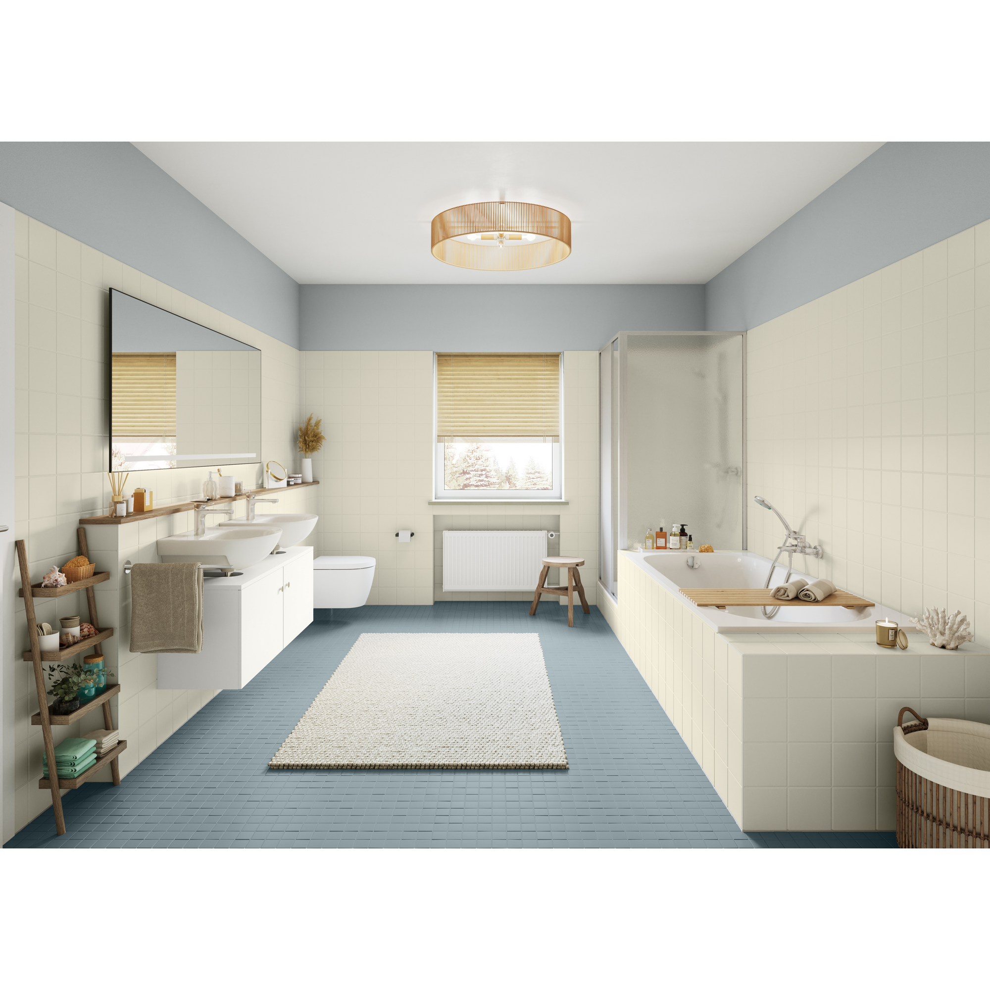 Fliesenlack 2K Nordsee seidenmatt 750 ml