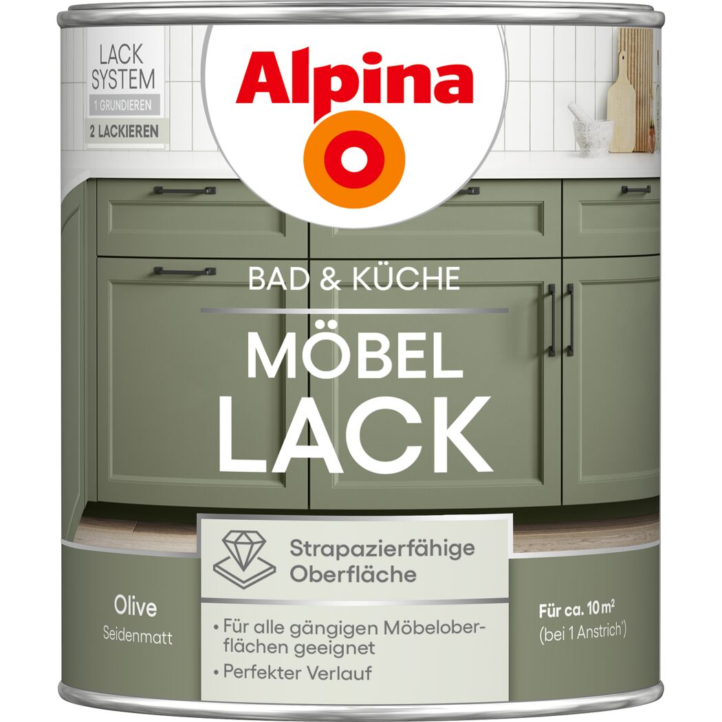 Möbellack Olive seidenmatt 750 ml