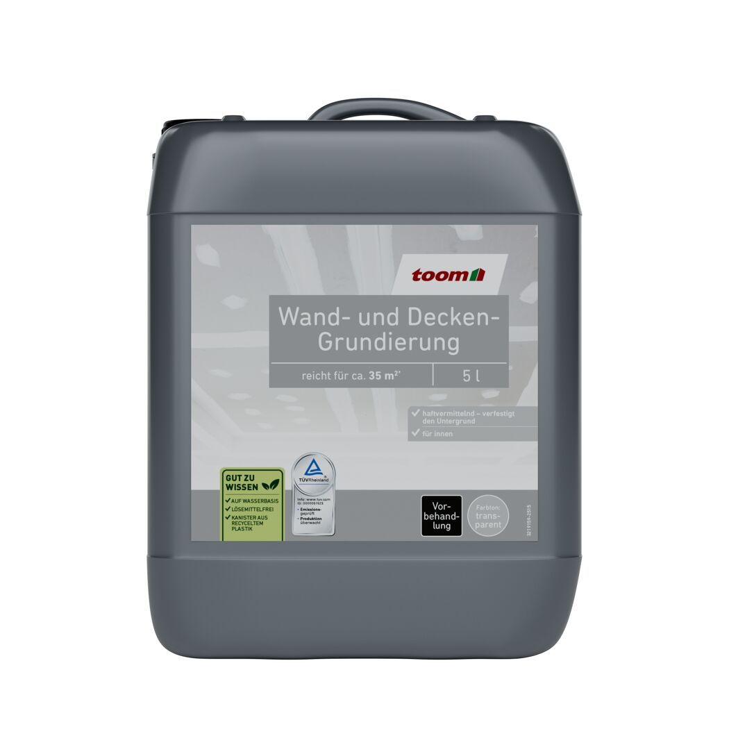 Wand- und Decken-Grundierung transparent 5 l