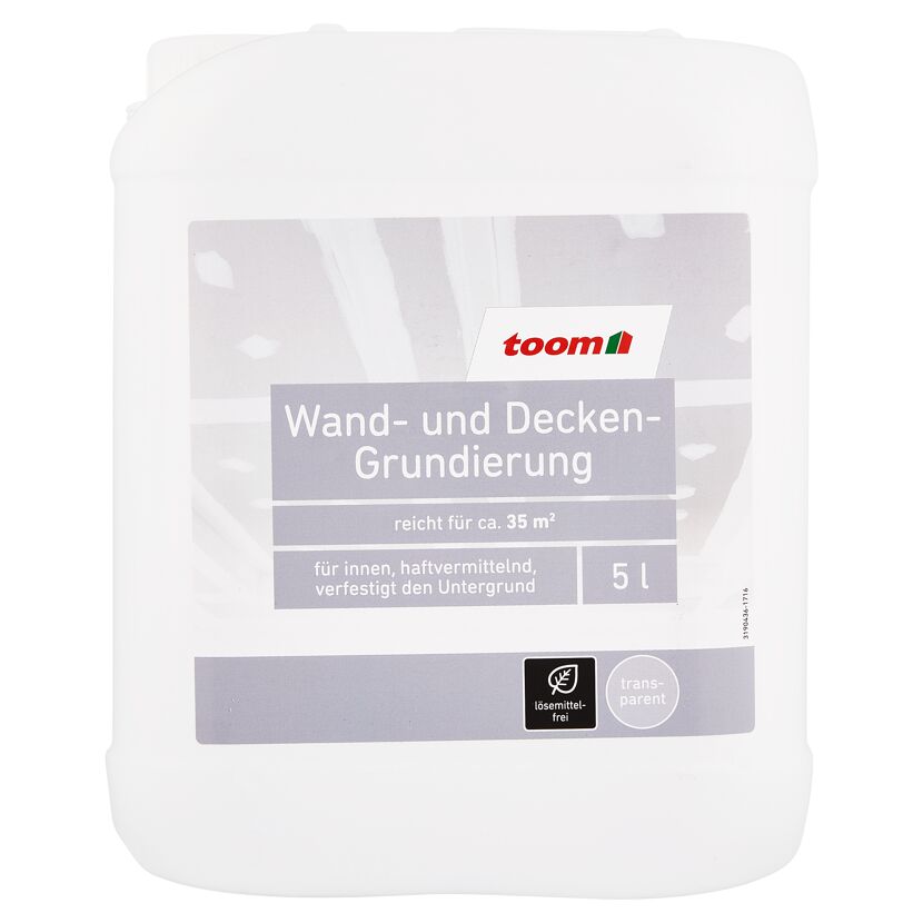 toom Wand- und Decken-Grundierung, 5 l