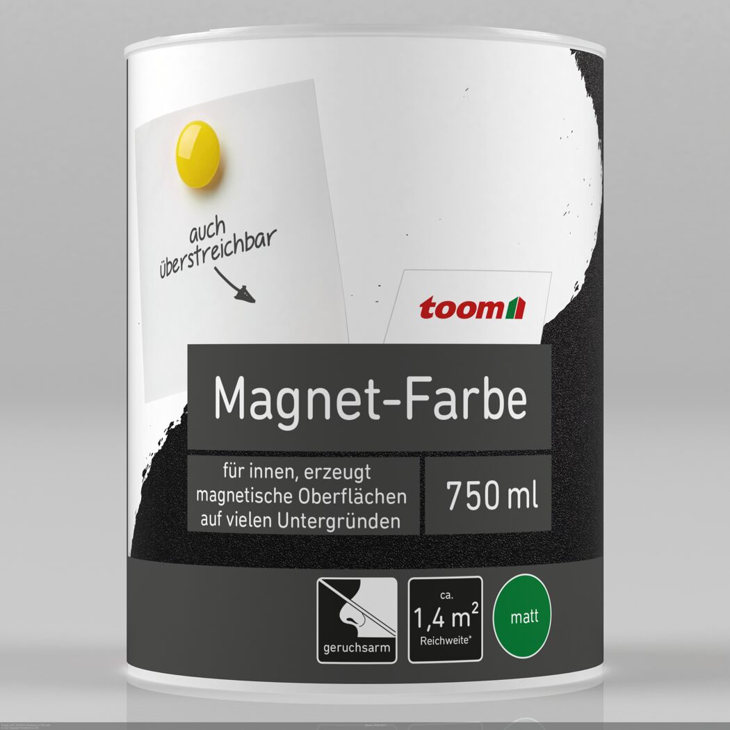 Dose mit toom Magnet-Farbe, 750 ml, matt