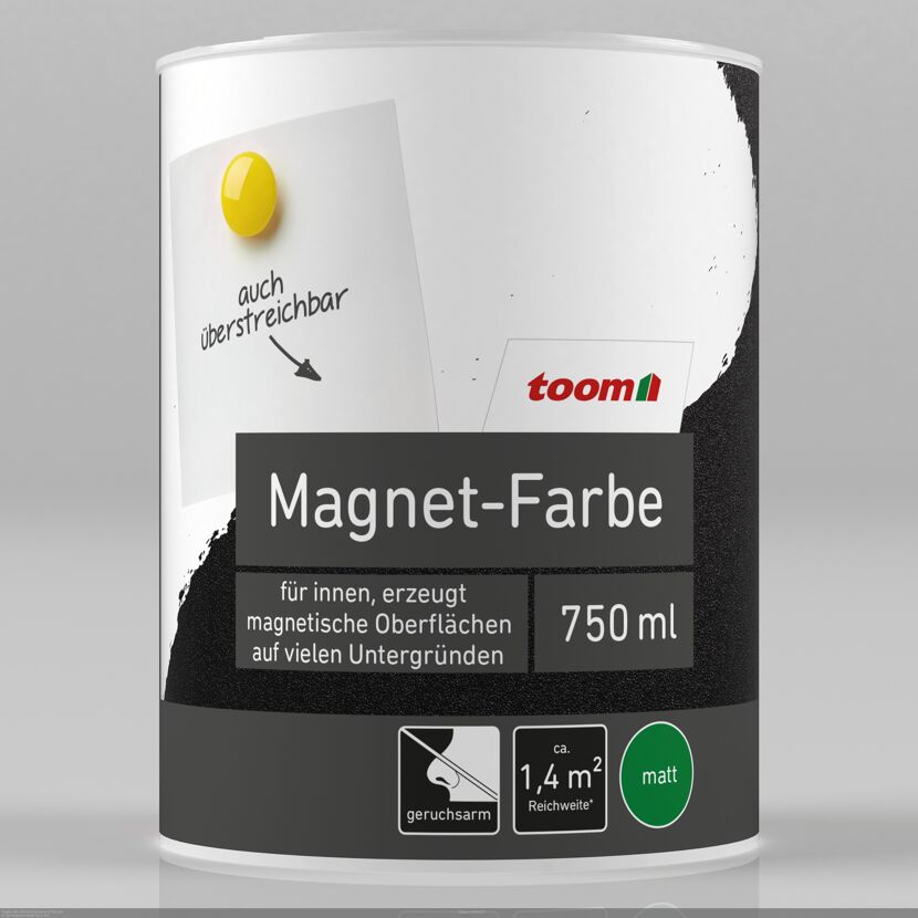 Dose mit toom Magnet-Farbe, 750 ml, matt