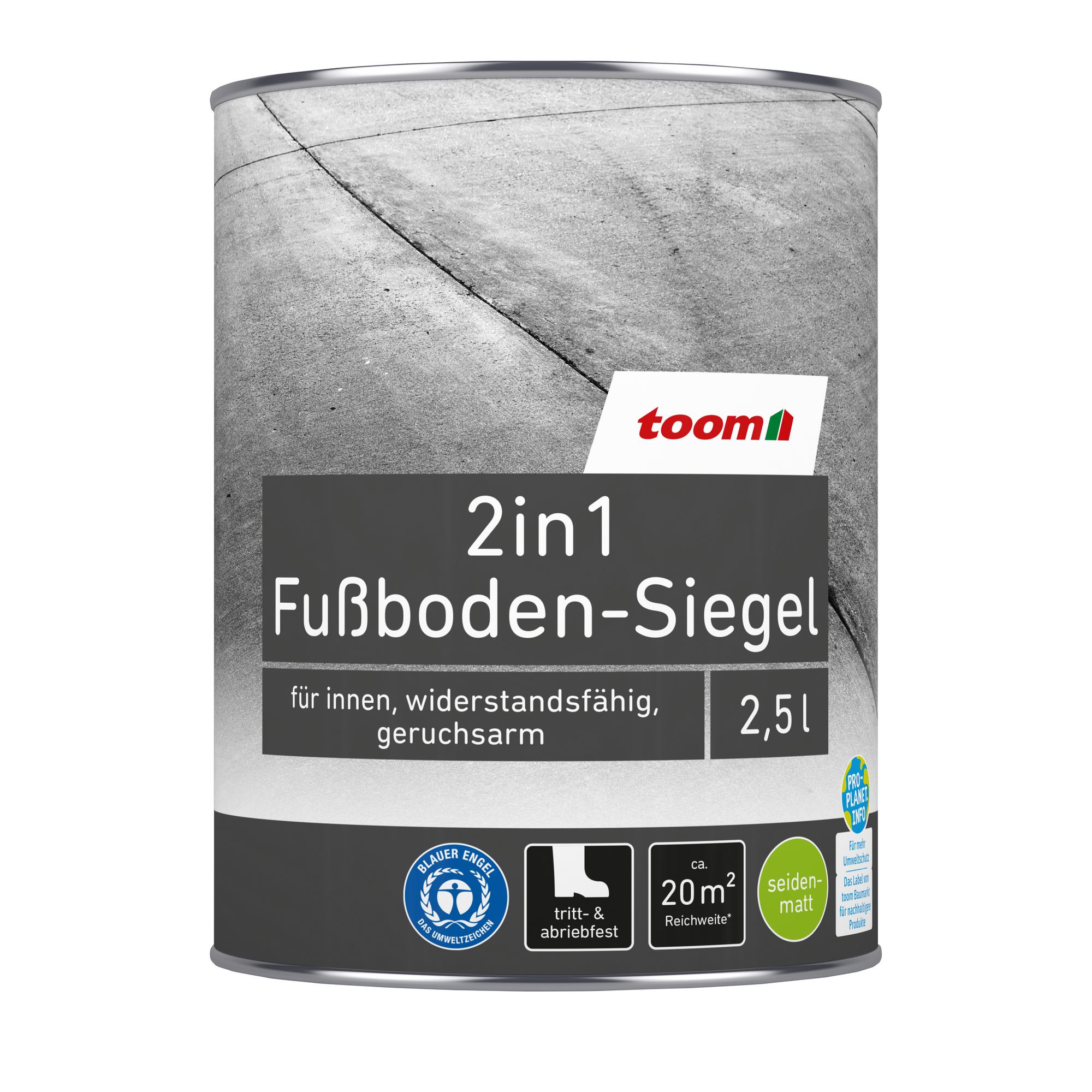 2in1 Fußbodenlack oxidrot 2,5 l + product picture