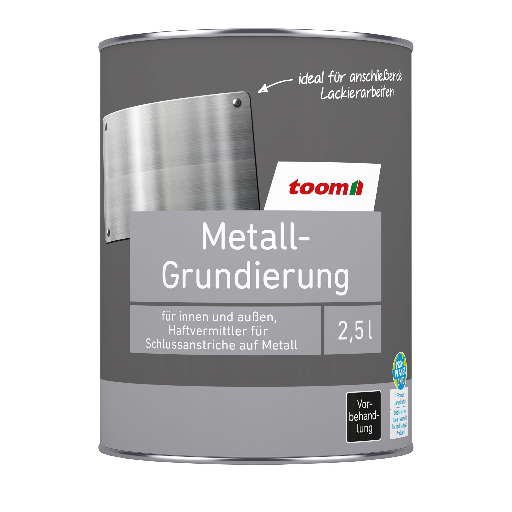 Metall-Grundierung von toom, 2,5 l